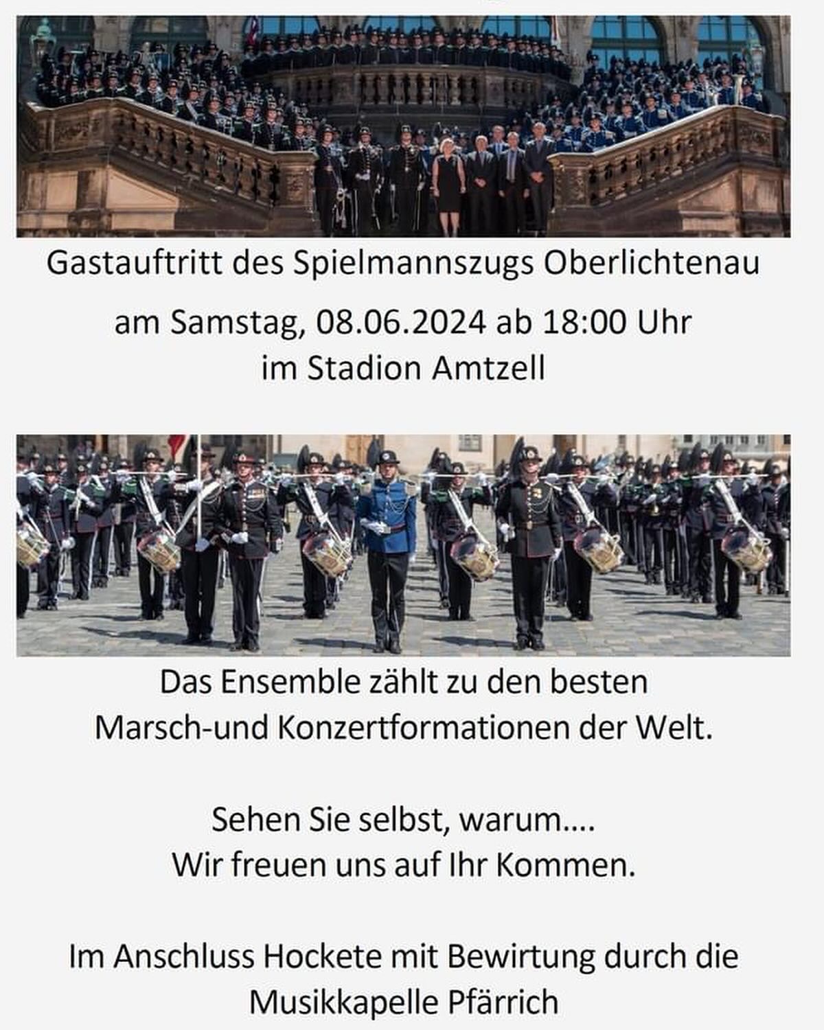 Spielmannszug Oberlichtenau zu Gast in Amtzell